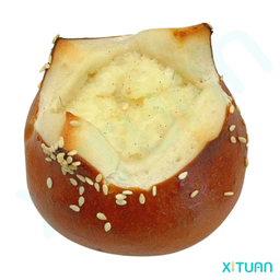 vanilla pudding pretzel bread