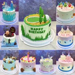 fondant/char/cheese cream cake