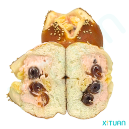 Rose Hawthorn Kaymak Pretzel